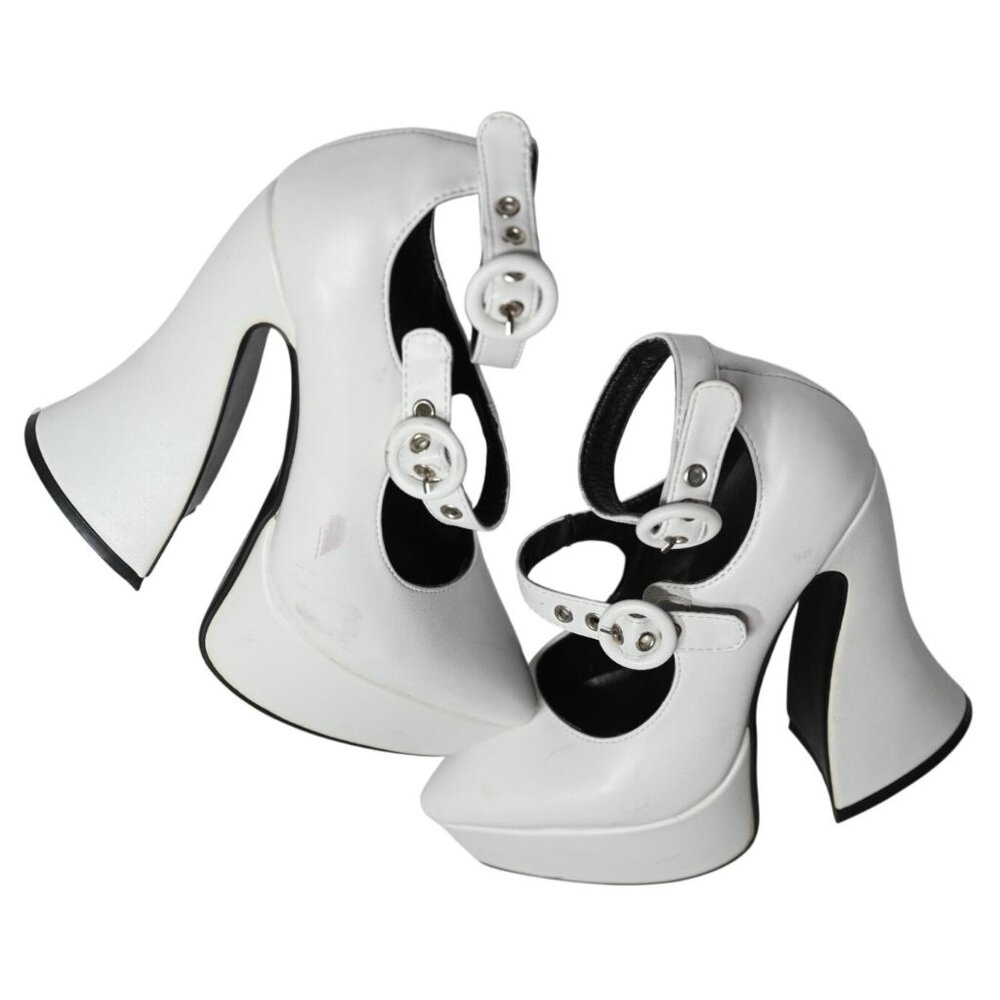 Lamoda Roamin' Platform Heels in White